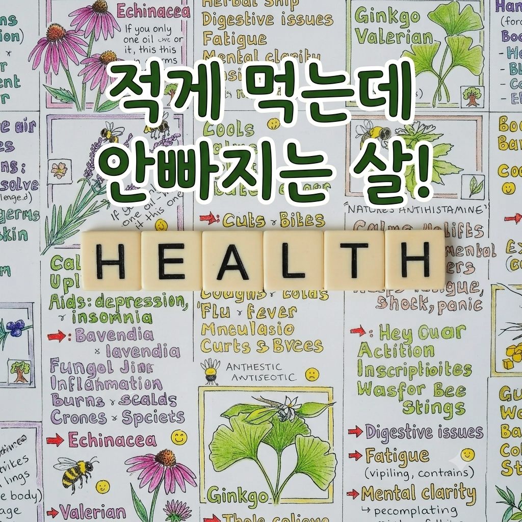 적게 먹는데 안빠지는 살