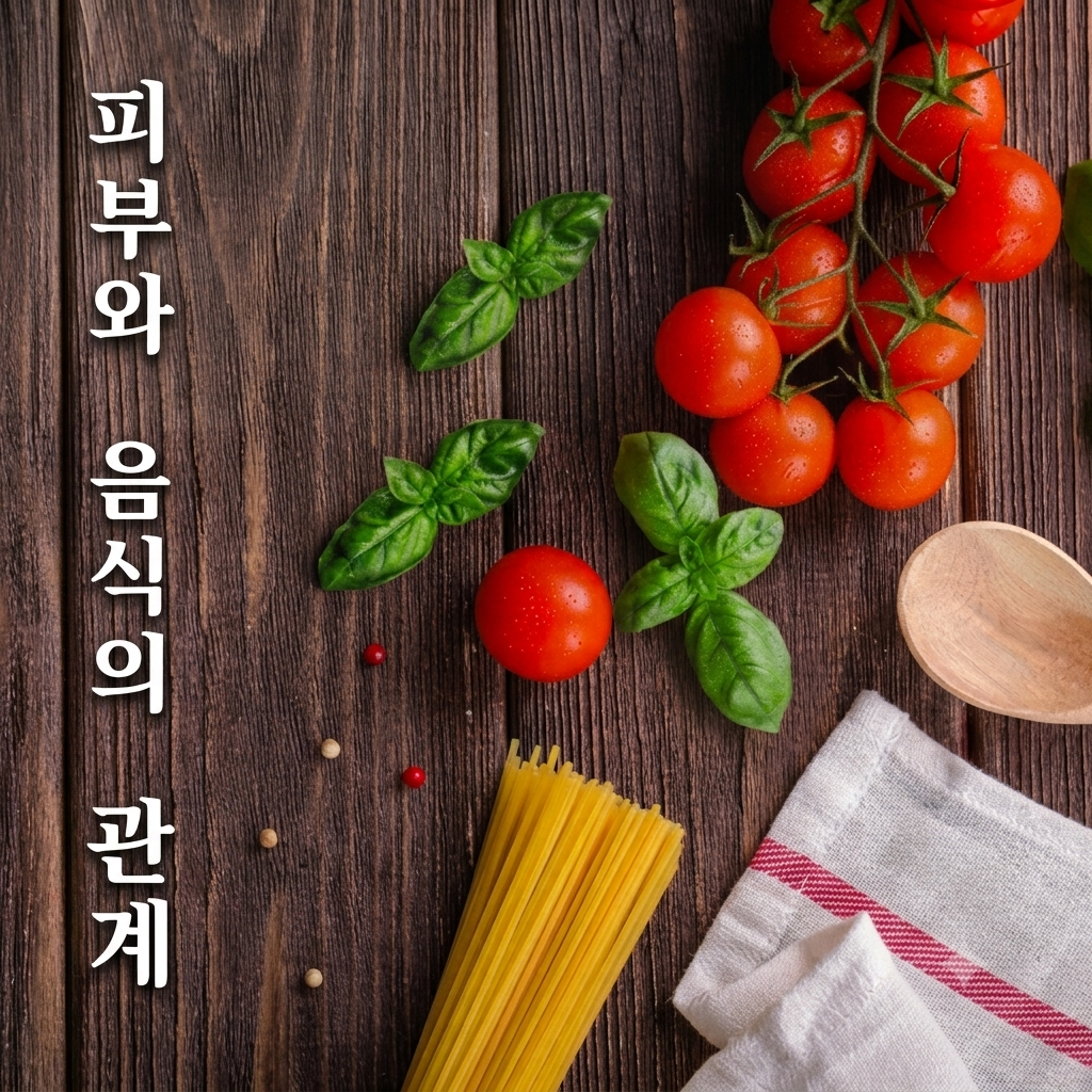 피부와 음식의 관계